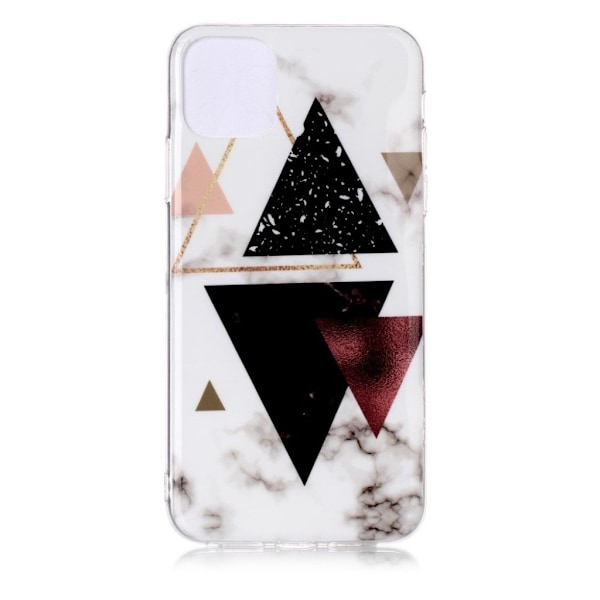 Marble iPhone 11 Pro Max kuoret - Tumma kolmio marmori Multicolor