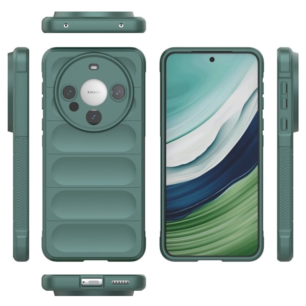 Mjukt greppformat Huawei Mate 60 skal - Grön Grön