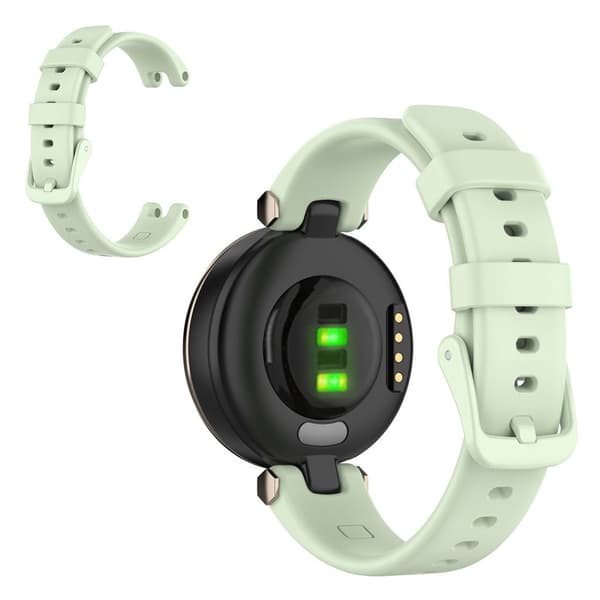 Silikoni yksivärinen kellonauha Garmin Lily - Vihreä Green