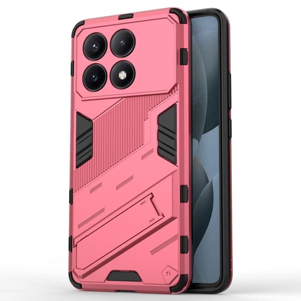 Støtsikkert hybriddeksel med et moderne preg for Xiaomi Redmi K70E - Rose Pink