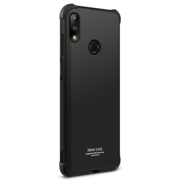 IMAK Asus ZenFone Max Pro (M2) beskyttende skin følelse etui - Metal Sort Black