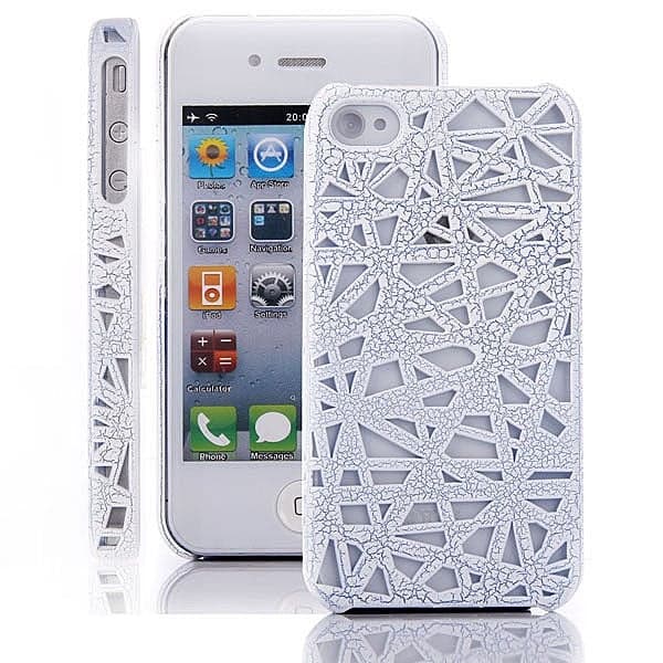 Synergy (hvid) etui til iPhone 4/4S Blue