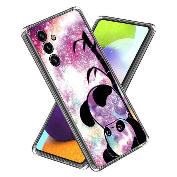 Deco Samsung Galaxy A34 5G Suojakotelo - Cute Panda Pink