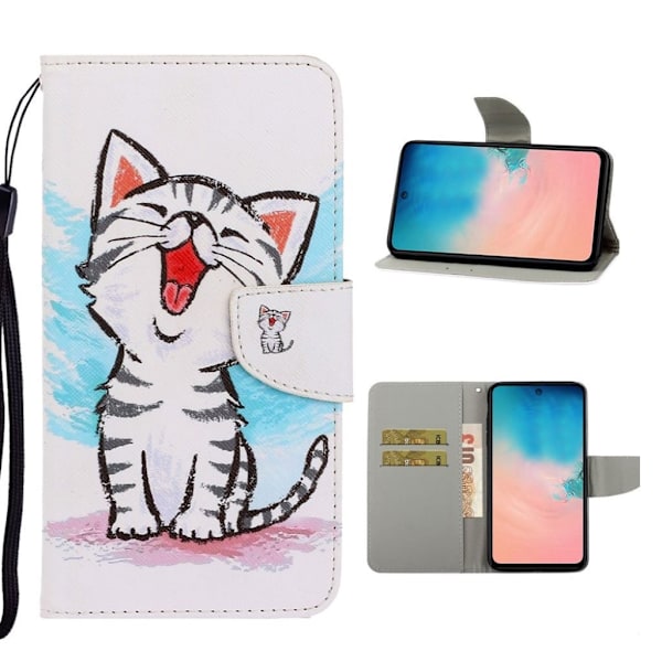Wonderland Samsung Galaxy A71 etui - Søde Katte Multicolor