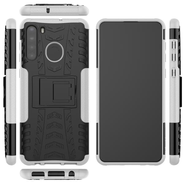 Offroad Samsung Galaxy A21 deksel - Hvit White