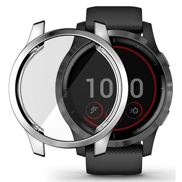 HAT PRINCE Garmin Venu 2S / Vivoactive 4S TPU-cover - Sølv Silver grey