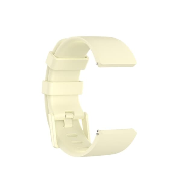 Fitbit Versa 2 / Versa Lite silikoninen kellonauha - Beige / Koko: L Brown