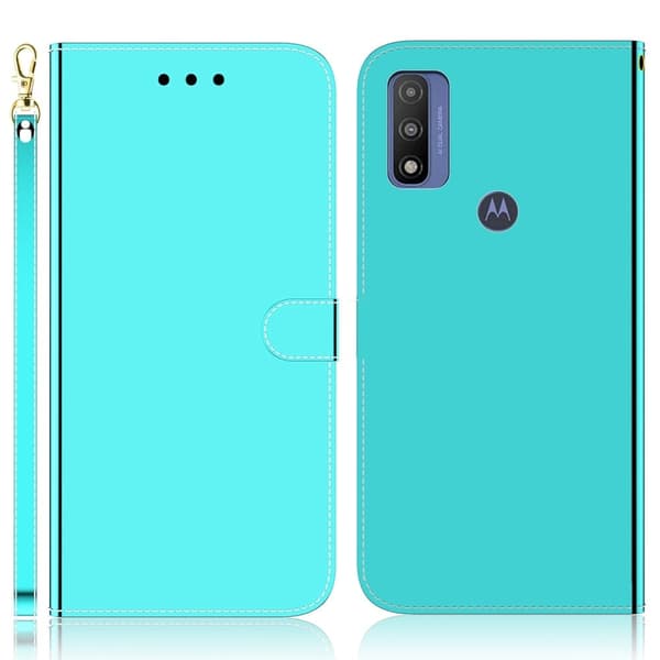 Mirror Motorola G Pure flip case - Syaani Green