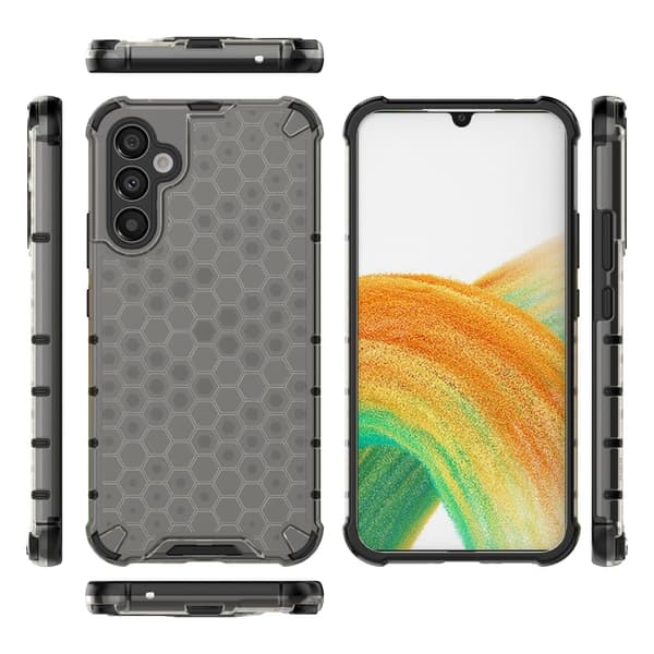 Bofink Honeycomb Samsung Galaxy A34 5G Etui - Sort Black