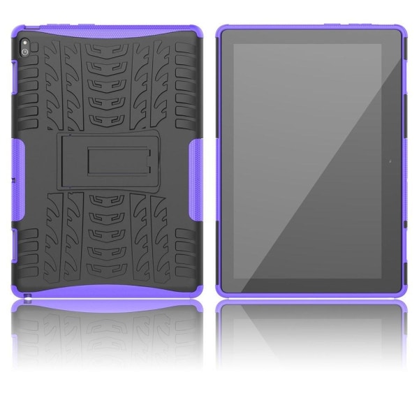 Lenovo Tab E10 durable hybrid case - Purple Purple