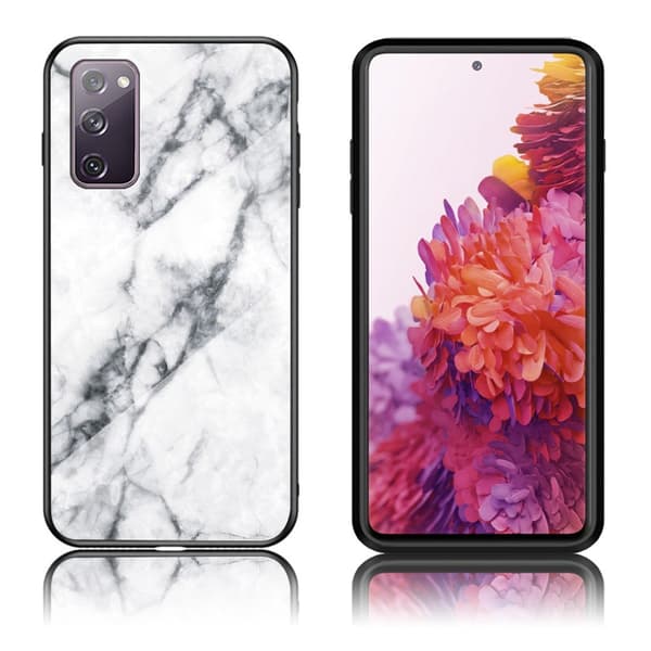 Fantasy Marmor Samsung Galaxy S20 FE 5G / Samsung Galaxy S20 FE skal - Vit Vit