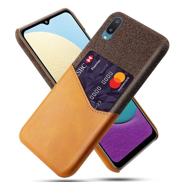Bofink Samsung Galaxy M02 / A02 kortin suojus - Oranssi Orange