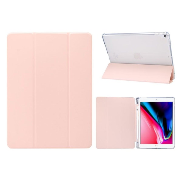 iPad Air (2019) durable tri-fold leather case - Light Pink Pink