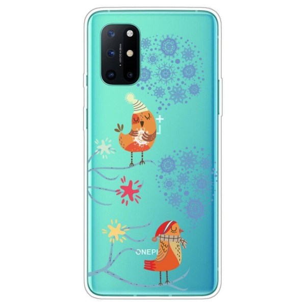 Christmas OnePlus 8T etui - Singing Birds Multicolor