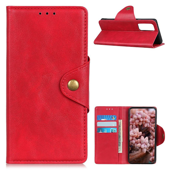 Alpha Samsung Galaxy M31s Flip Etui - Rød Red