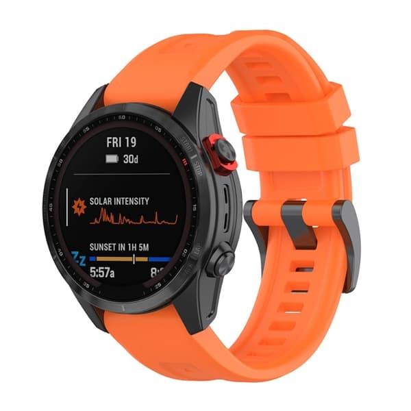 Garmin Fenix 7 / Epix Gen 2 / Descent G1 silikone-urrem - Orange Orange