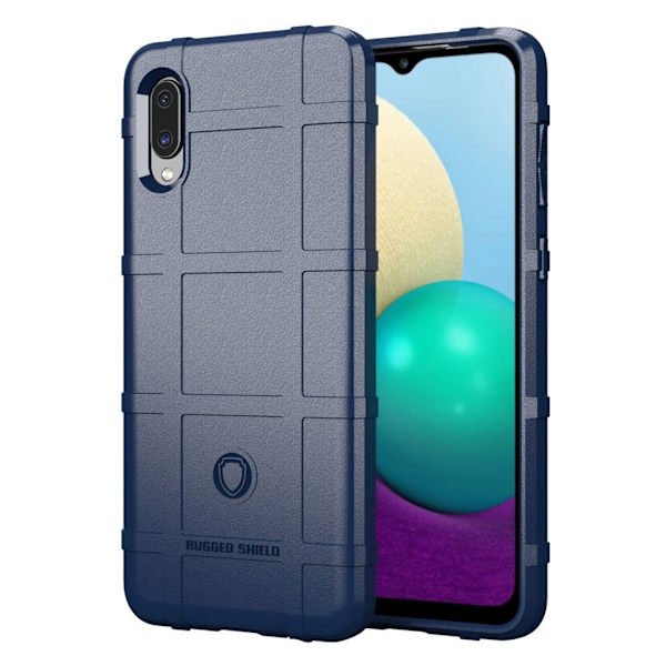 Rugged Shield Etui Samsung Galaxy M02 - Blå Blue