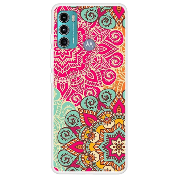 Deco Motorola Moto G60 skal - Blommönster multifärg