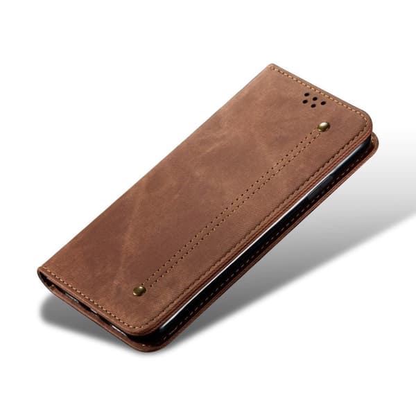 Jeans Xiaomi Redmi Note 10 Pro Flippetui - Brun Brown