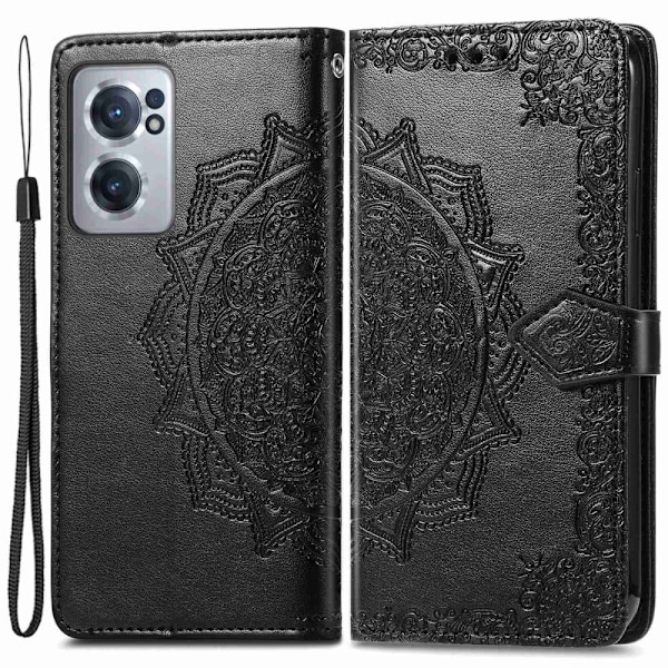 Mandala OnePlus Nord Ce 2 5g Läppäkotelo - Musta Black