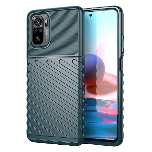 Thunder Xiaomi Redmi Note 10S / Note 10 Etui - Grønn Green