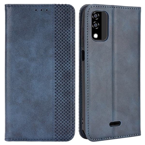 Bofink Vintage Blu C5 Max Læder Etui - Blå Blue