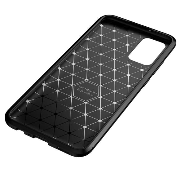 Carbon Shield Samsung Galaxy A02s Etui - Svart Black