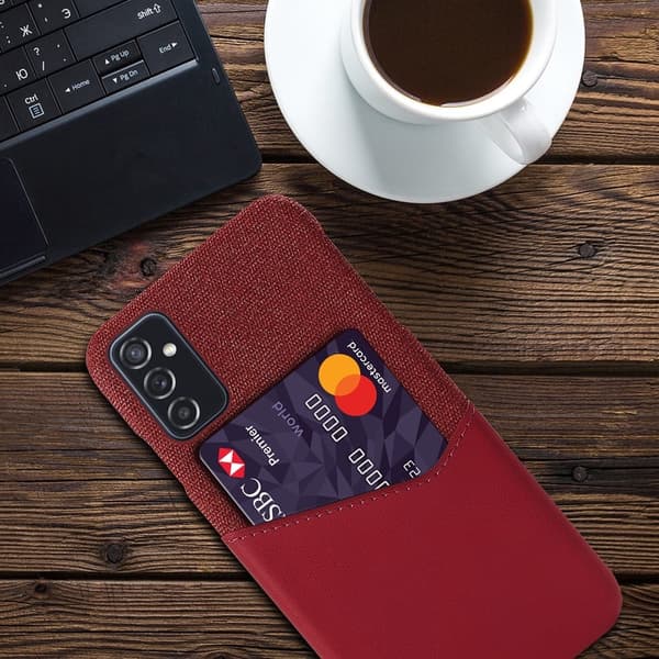 Bofink Samsung Galaxy M52 5G Kort Cover - Rød Red