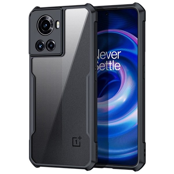 Stødsikkert OnePlus 10R / OnePlus Ace hybridcover - Sort Black