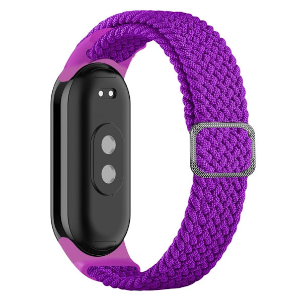 Xiaomi Smart Band 8 elastisk nylonfletningsrem - Pitaya Purple