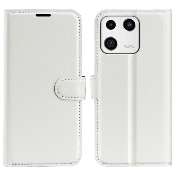 Classic Xiaomi 13 Läppäkotelo - Valkoinen White