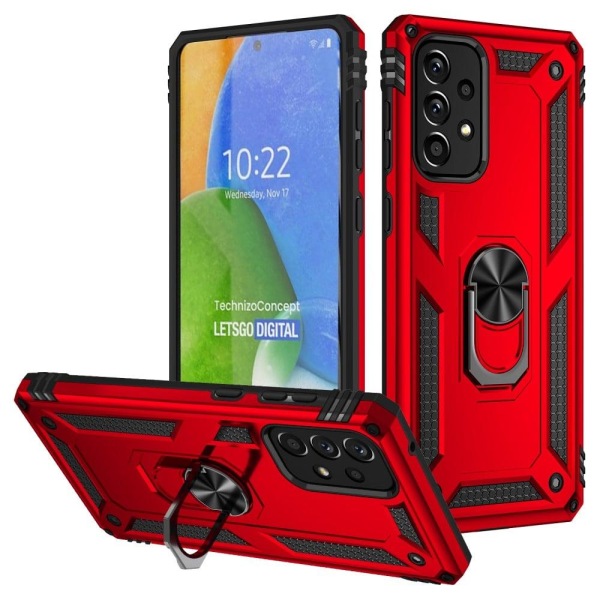 Ring Guard etui - Samsung Galaxy A73 - Rød Red