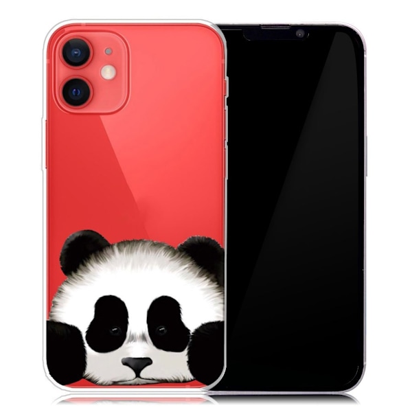 Deco iPhone 13 Mini Suojakotelo - Cute Panda Black