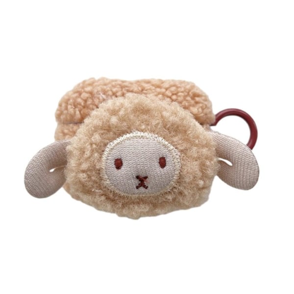 AirPods 3 cute sheep style case with buckle - Brown Brun