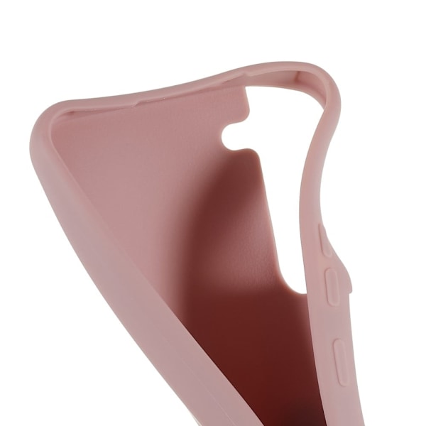 Ohut TPU-kotelo mattapintainen ja säädettävä hihna Samsung Galaxy S22 - Syvä Vaaleanpunainen Pink