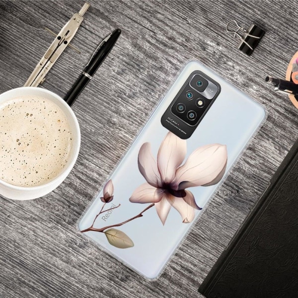 Marmormotiv Xiaomi Redmi 10 Prime / Xiaomi Redmi 10 skal - Vacker Blomma Vit