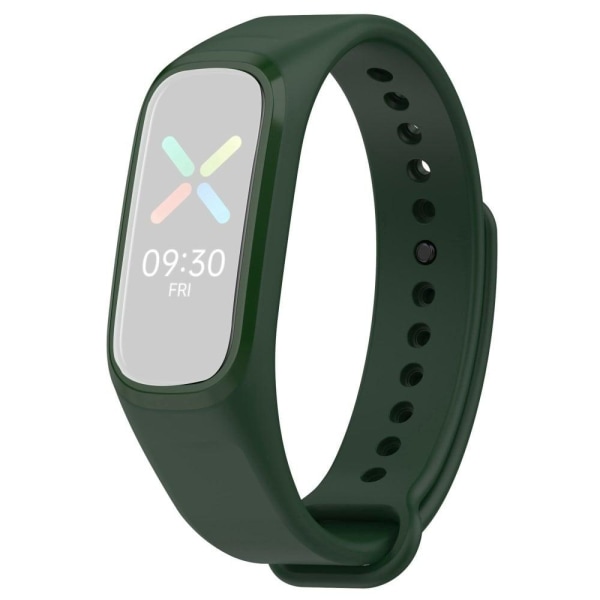 Oppo Band silicone watch strap - Blackish Green Green
