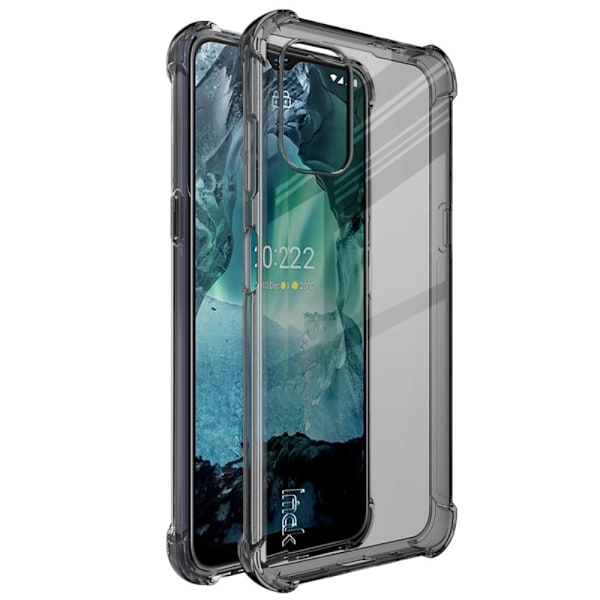 IMAK turvatyynyn suojus Nokia G11 / G21 - Läpinäkyvä Musta Transparent