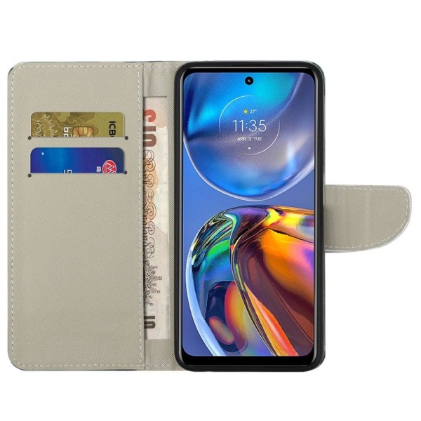 Wonderland Motorola Moto E32 fodral -Blå Blå