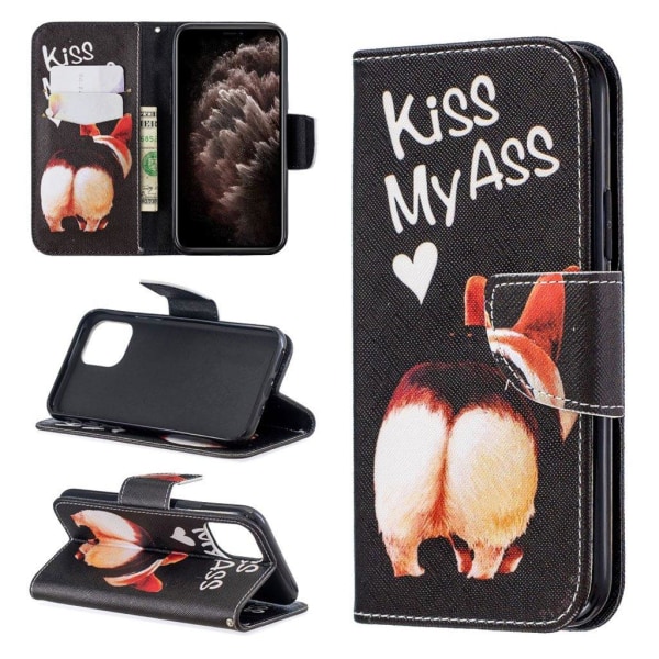 Wonderland iPhone 11 Pro kotelot - Kiss My Ass Black