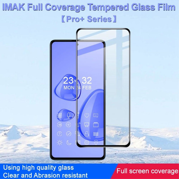 IMAK Pro+ tempered glass screen protector for Xiaomi Redmi Note 12 Pro Plus Transparent