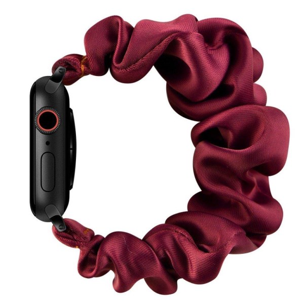 Apple Watch 40mm simple design elastic watch strap - Red / Size: L Röd