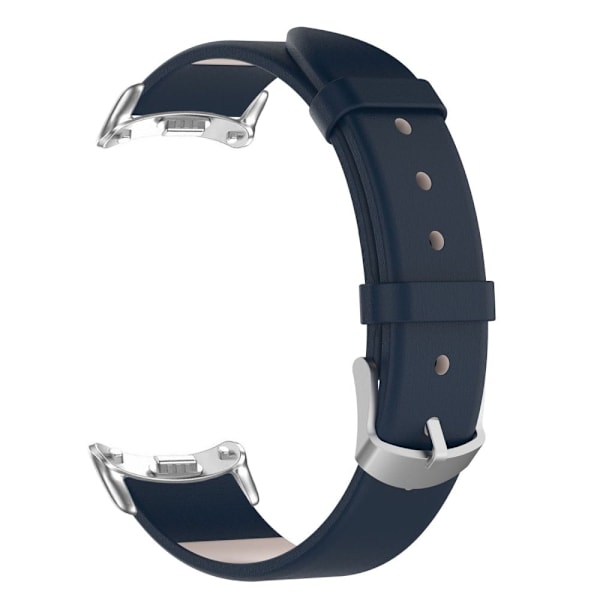 Xiaomi Smart Band 8 læderrem - Mørkeblå Blue