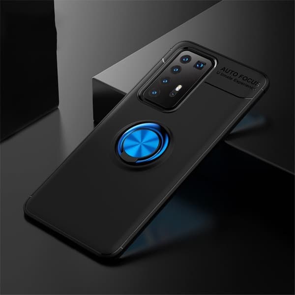 Ringo deksel - Huawei P40 Pro Plus - Svart / Blå Blue