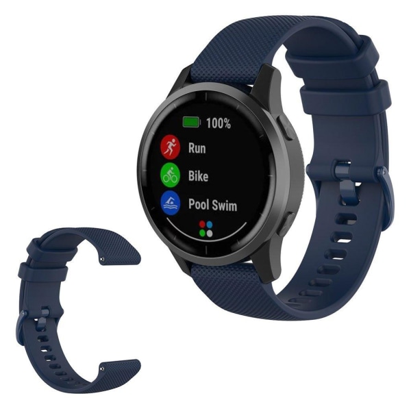 Universal simple silicone watch band - Dark Blue Blue