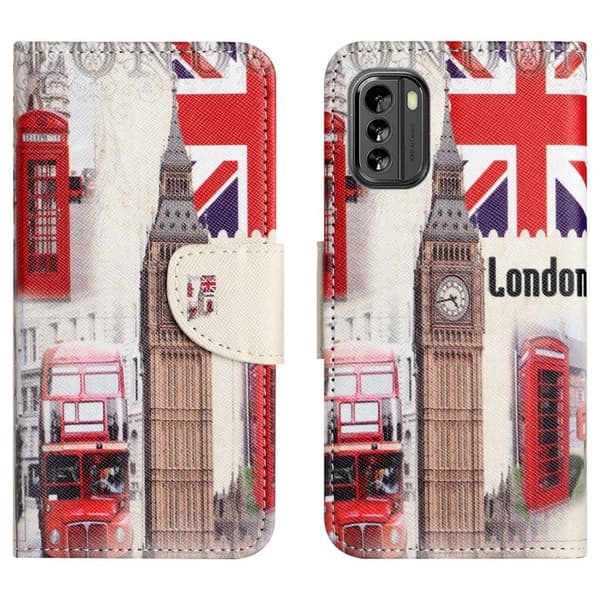 Wonderland Nokia G60 Flippetui - London Big Ben Multicolor