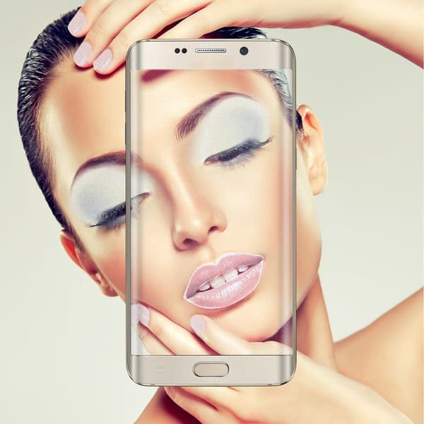 0.3mm härdat glas Samsung Galaxy S6 Edge Plus skärmskydd Transparent