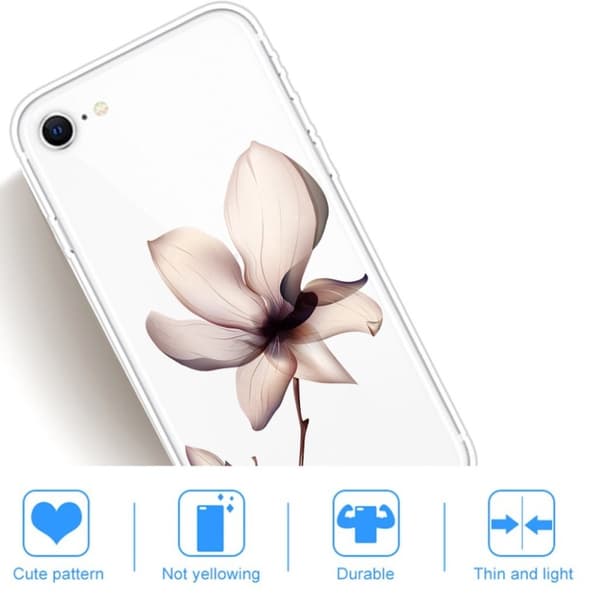 Deco iPhone SE 2020 cover - Sølv/Grå Silver grey