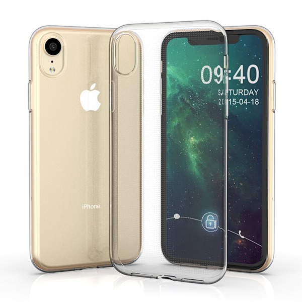 Erittäin ohut läpinäkyvä kotelo iPhone Xr:lle Transparent