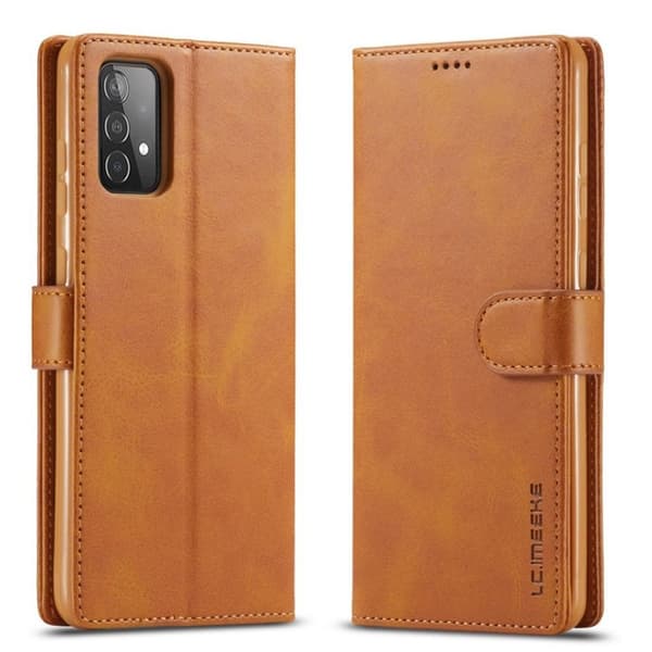 LC.Imeeke Samsung Galaxy A52 5G Flippetui - Brun Brown